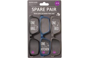 IF SPAIR PAIR READING GLASSES 40404 +3.0 SET 3 PAIRS